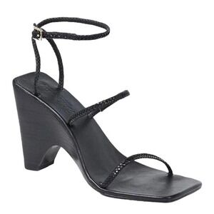 NWT Jaggar‎ Woven Leather Wedge Sandals size 8